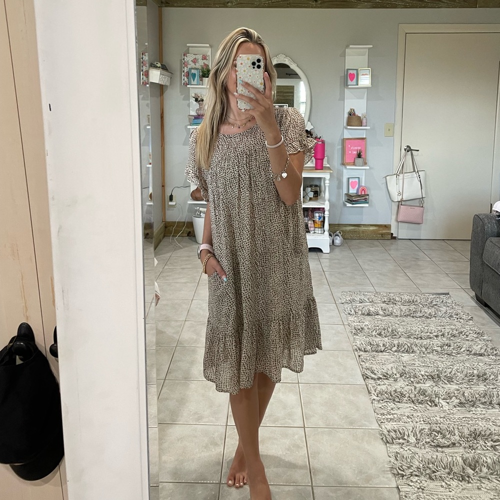 Umgee Cheetah Print Dress